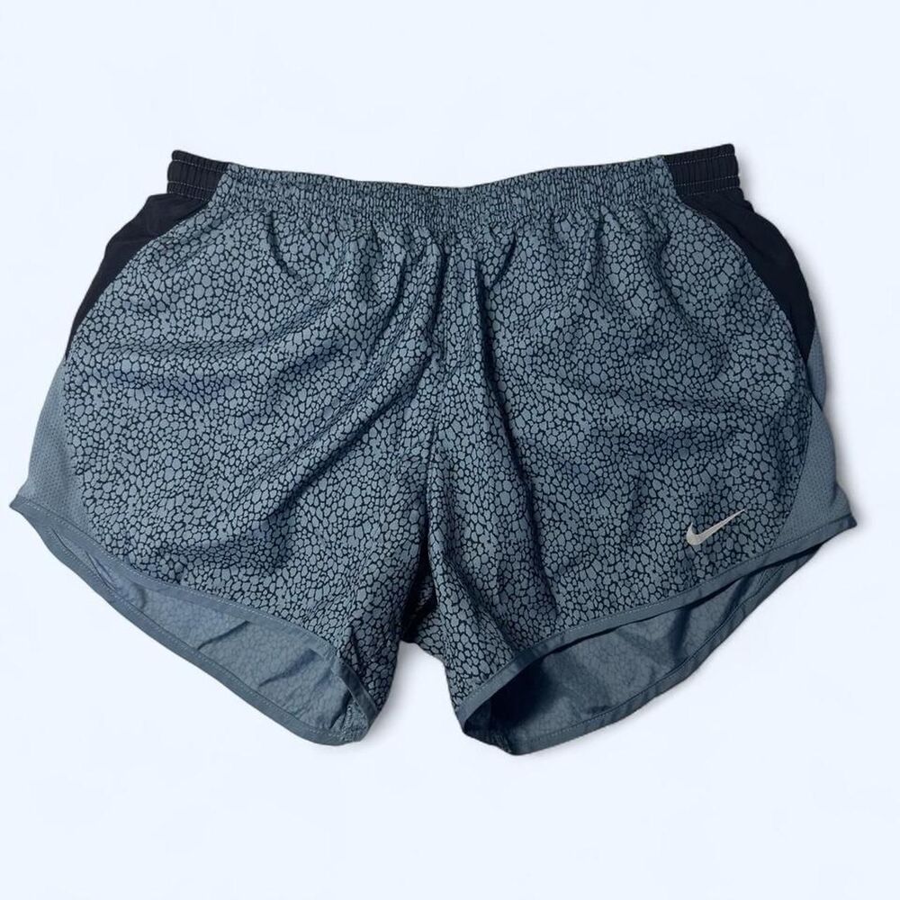 Nike Women's Blue and Grey Dri-FIT Tempo Running Shorts Size S 🏃‍♀️